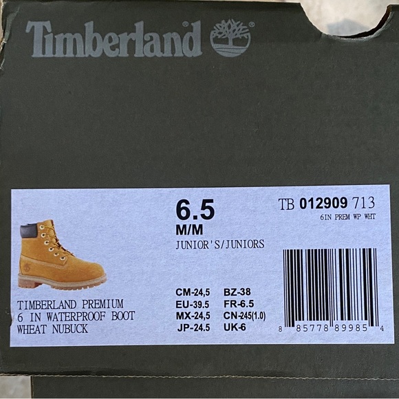 Timberland Tan Youth Boots - Picture 2 of 16